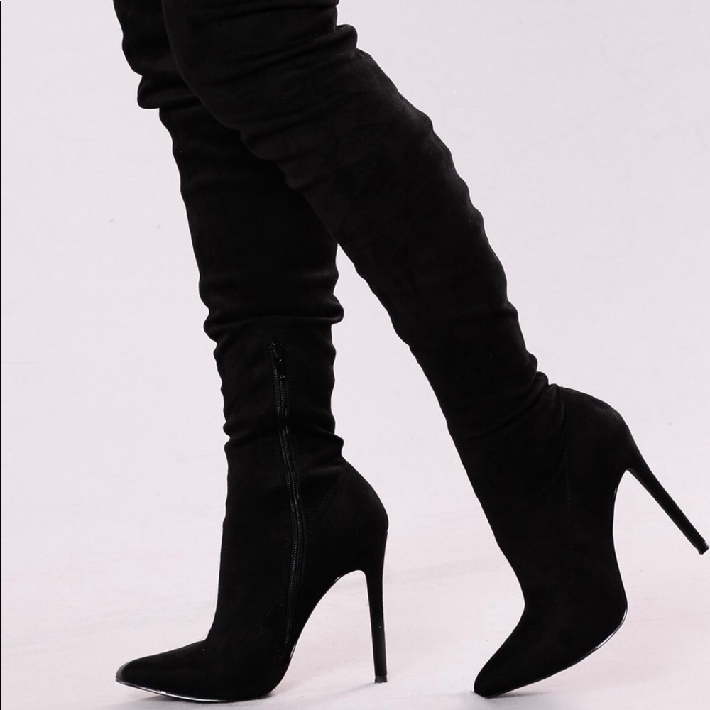 Fashion Nova Thigh High Boots